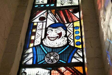 Clowns' Gallery and Museum Joseph Grimaldi Window