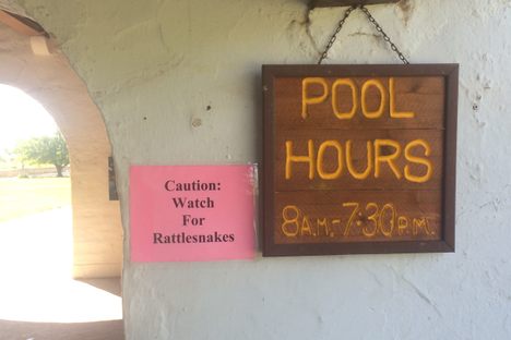 Watch out for the rattlesnakes.