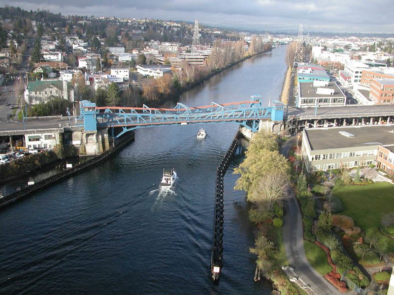 The Fremont Bridge, future home to an infrastructural poet.