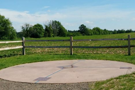 45 X 90 Geographical Marker