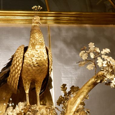 Peacock Clock
