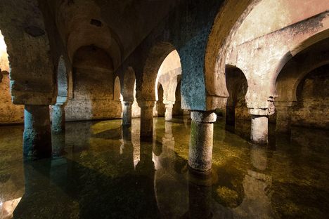 The "aljibe" or cistern beneath the Cáceres Museum.