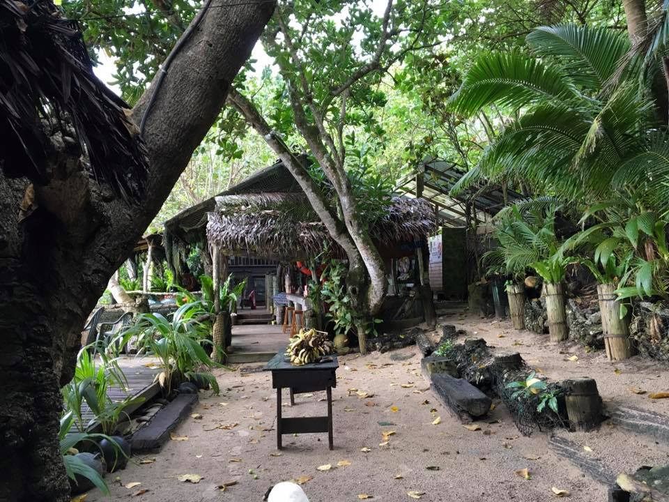 Bananas sit out in front of Tisa's Barefoot Bar.