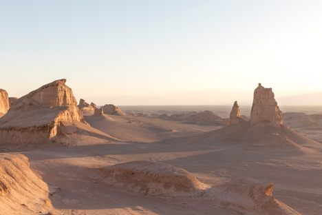Early evening in Lut desert