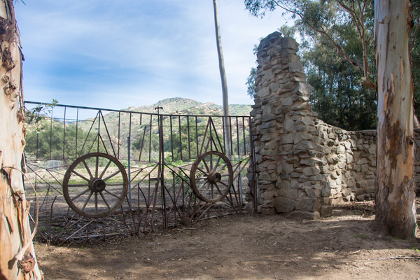 Gates to Corriganville. March 2017.