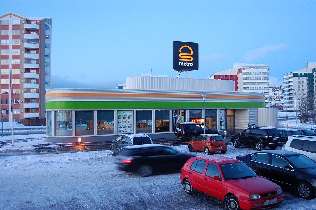 A Metro, where a McDonald's once stood.