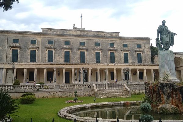 The Neoclassical palace is reason enough to visit. 