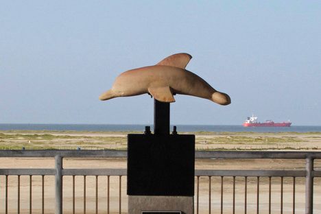 The monument, pictured by the artist himself.