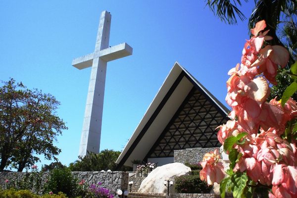 Chapel and cross.