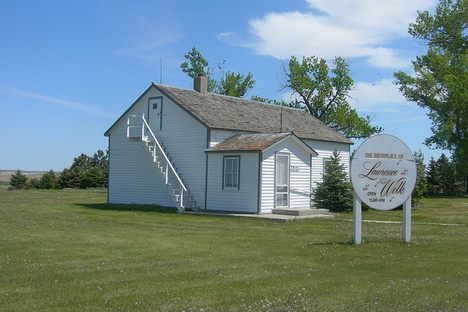 Welk's simple childhood home.
