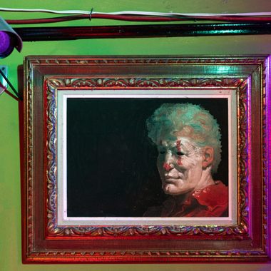 Beware, don't look into this clown's eyes for too long!