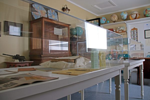 Interior view of museum.