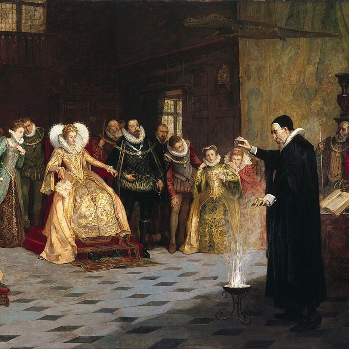 John Dee Performing an Experiment before Elizabeth I