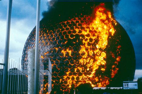 Fire at the Biosphere