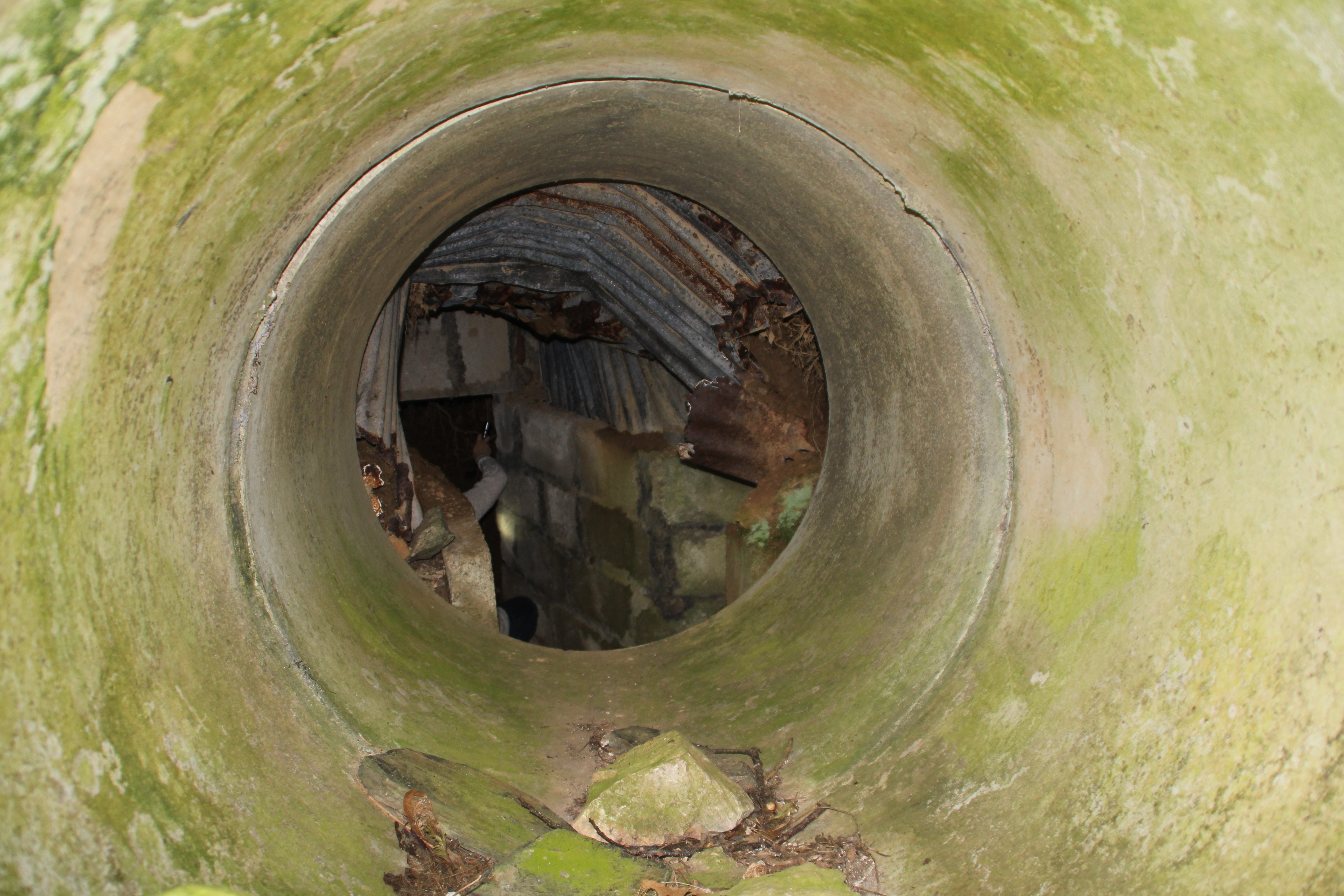 An escape tunnel.