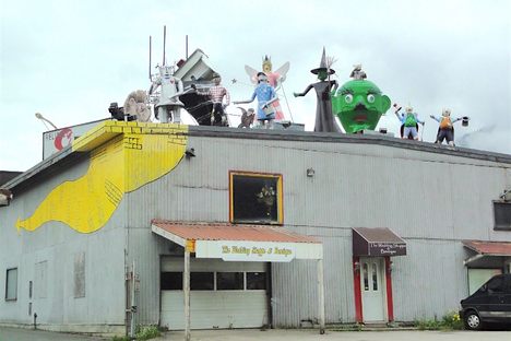 Wizard of Oz in metal.