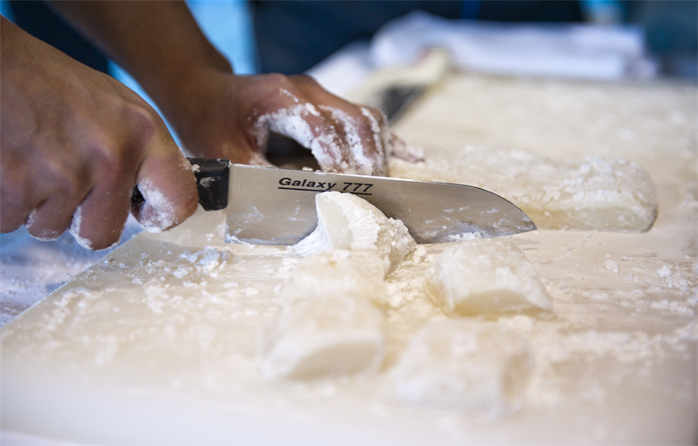 Chanko gets some of its heft from hunks of mochi, savory cakes made from pounded rice.