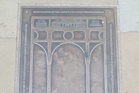 The plaque.