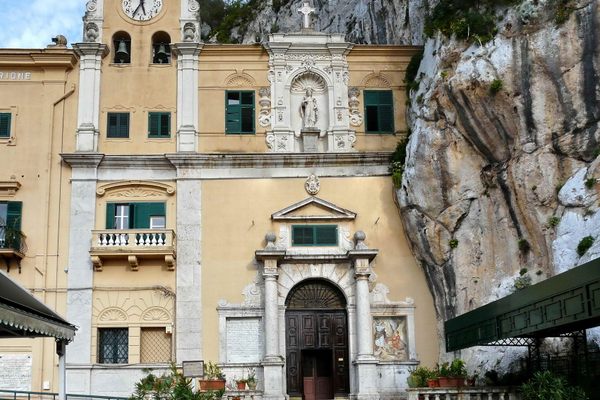 The Santuario Facade on Monte Pellegrino. (Creative Commons)