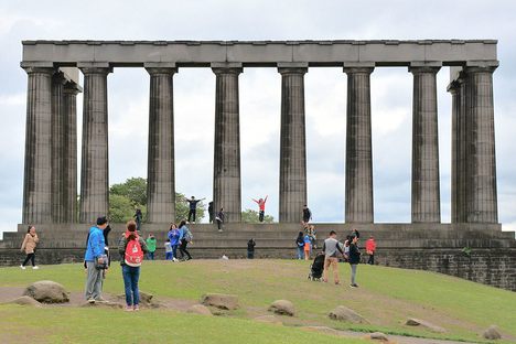 What appears to be an ancient Greek ruin is, in fact, a colossal mess.