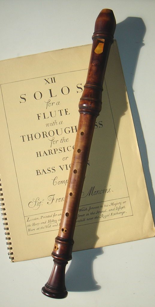 An alto recorder