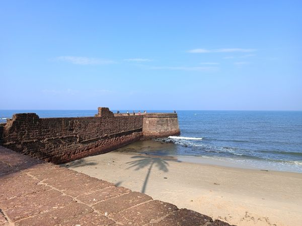 Sinquerim Beach Bastion in Candolim, India
