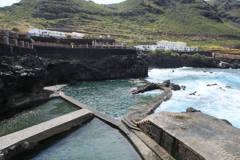 The pools.
