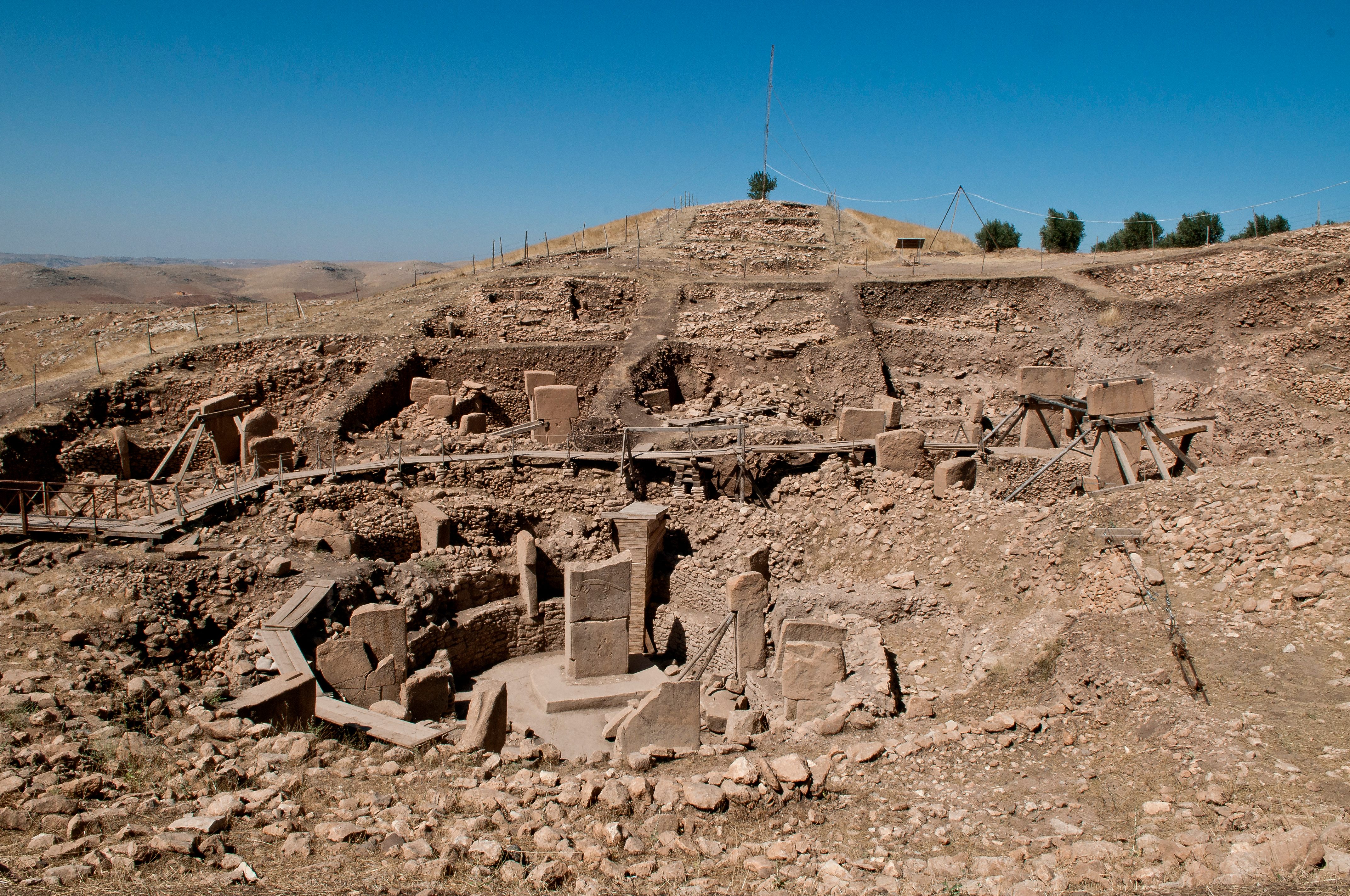 Gobekli Tepe archaeological site.