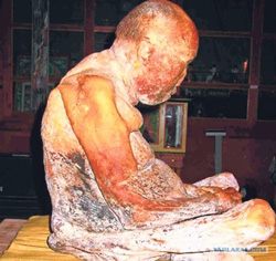 The exhumed body of Itigilov