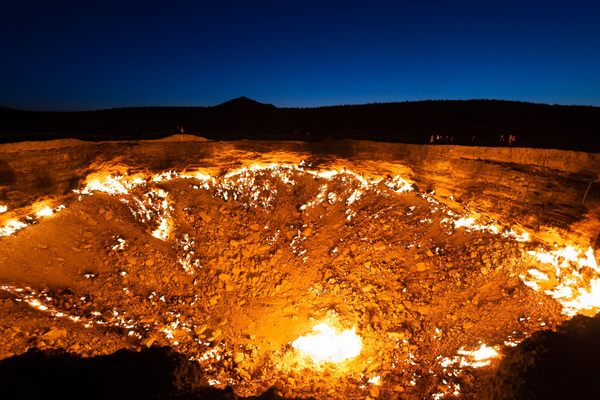 Turkmenistan's fiery pit, the Gates of Hell, may be extinguished after burning for decades.
