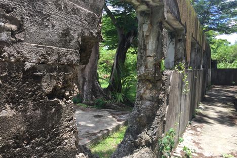 Explosive blast from WWII