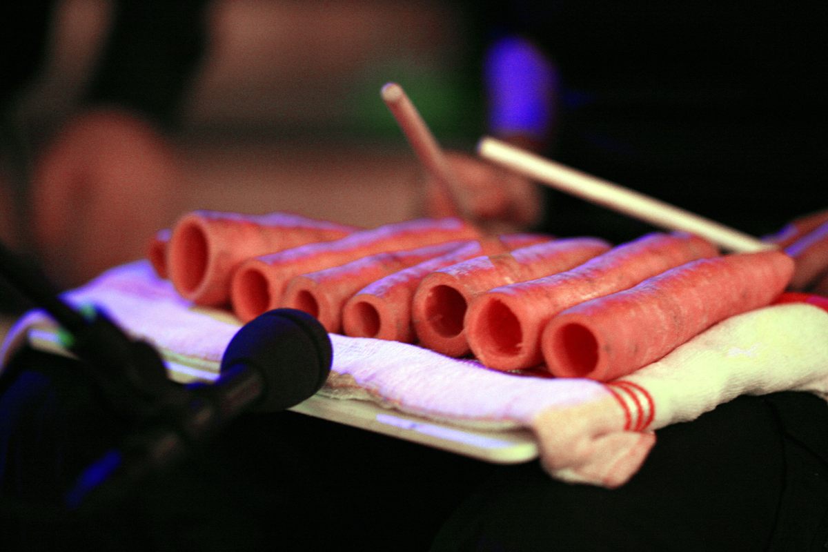 The versatile carrot can become a flute or a marimba.