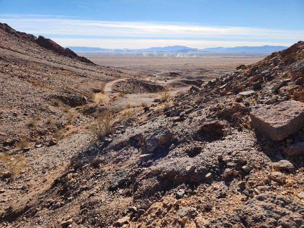 Marble Mountains Trilobite Quarry in Cadiz, California