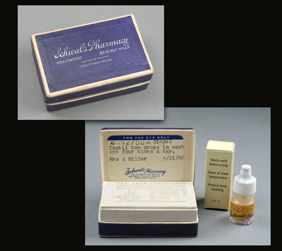 Vintage Metal Pharmacy Drug Receipt Prescription File Box 