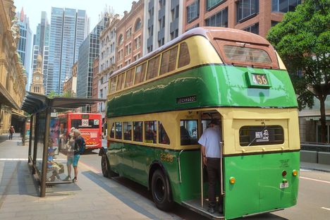 The bus that takes you from the museum to the Queen Victoria Building in the CBD