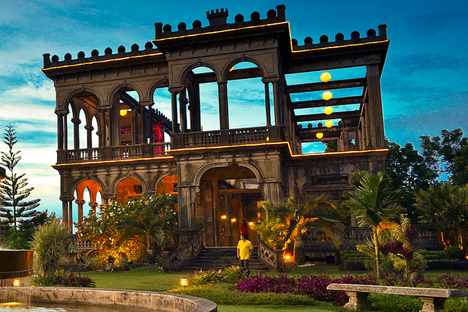The ruins in Talisay at dusk