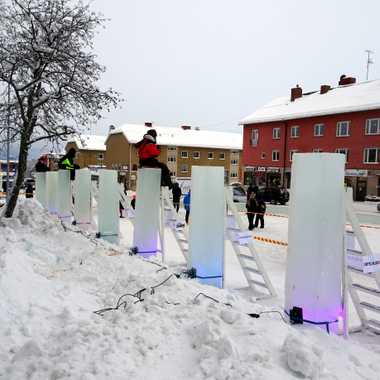 Vilhelmina Ice Pole Sitting Contest.