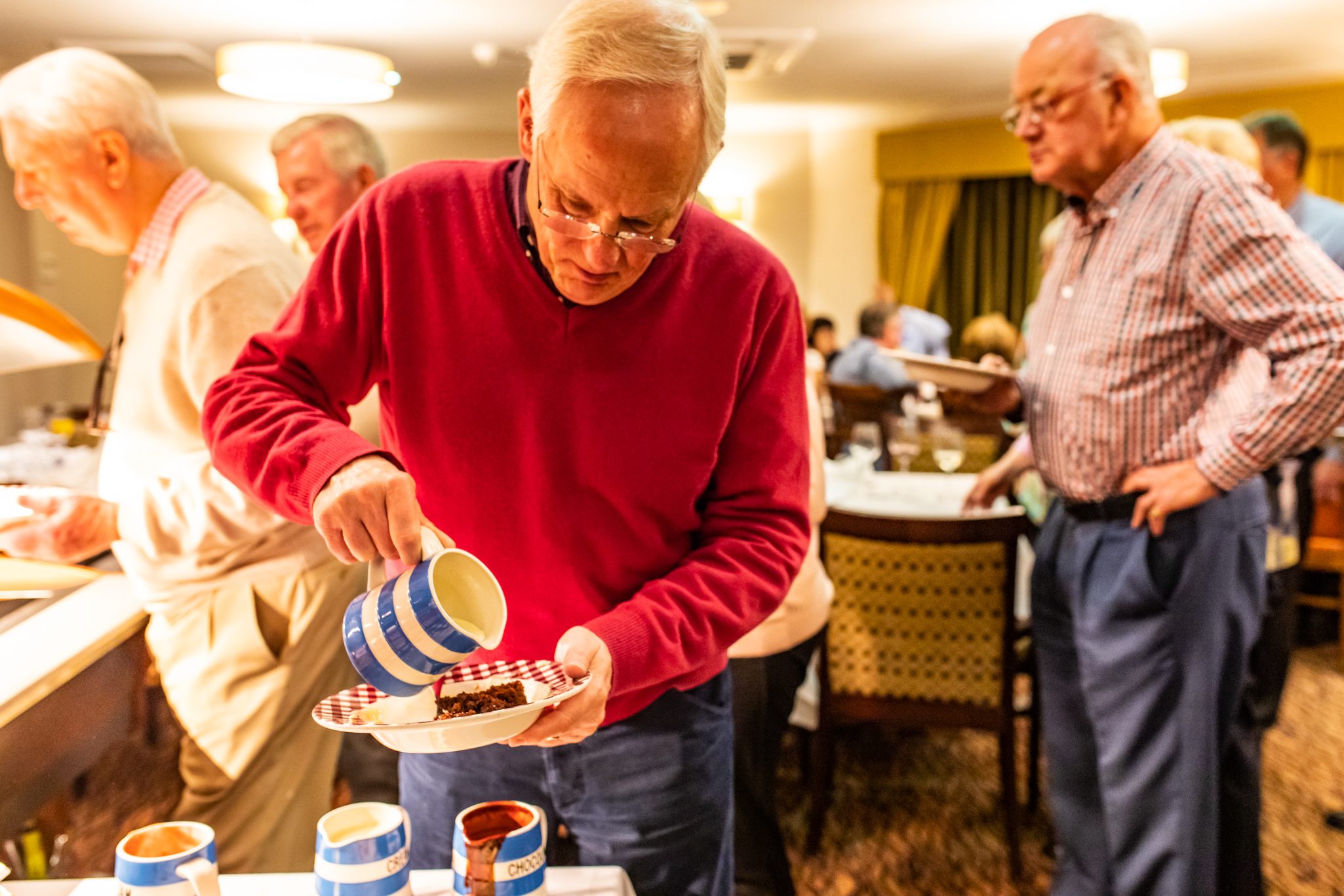 Those who make it through the pudding extravaganza are awarded a certificate.