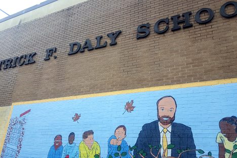 Patrick Daly (and students!) mural