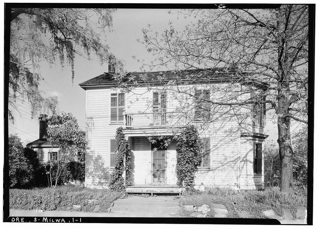 Seth Lewelling's house, where Ah Bing and others sheltered. It was demolished in 1940.