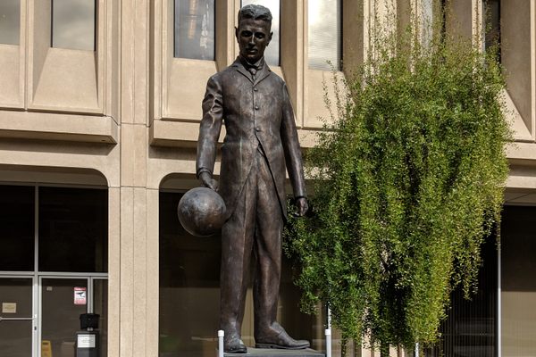 Nikola Tesla Statue.