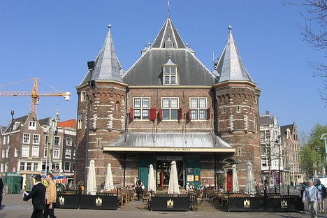 De Waag at the Nieuwmarkt in Amsterdam.