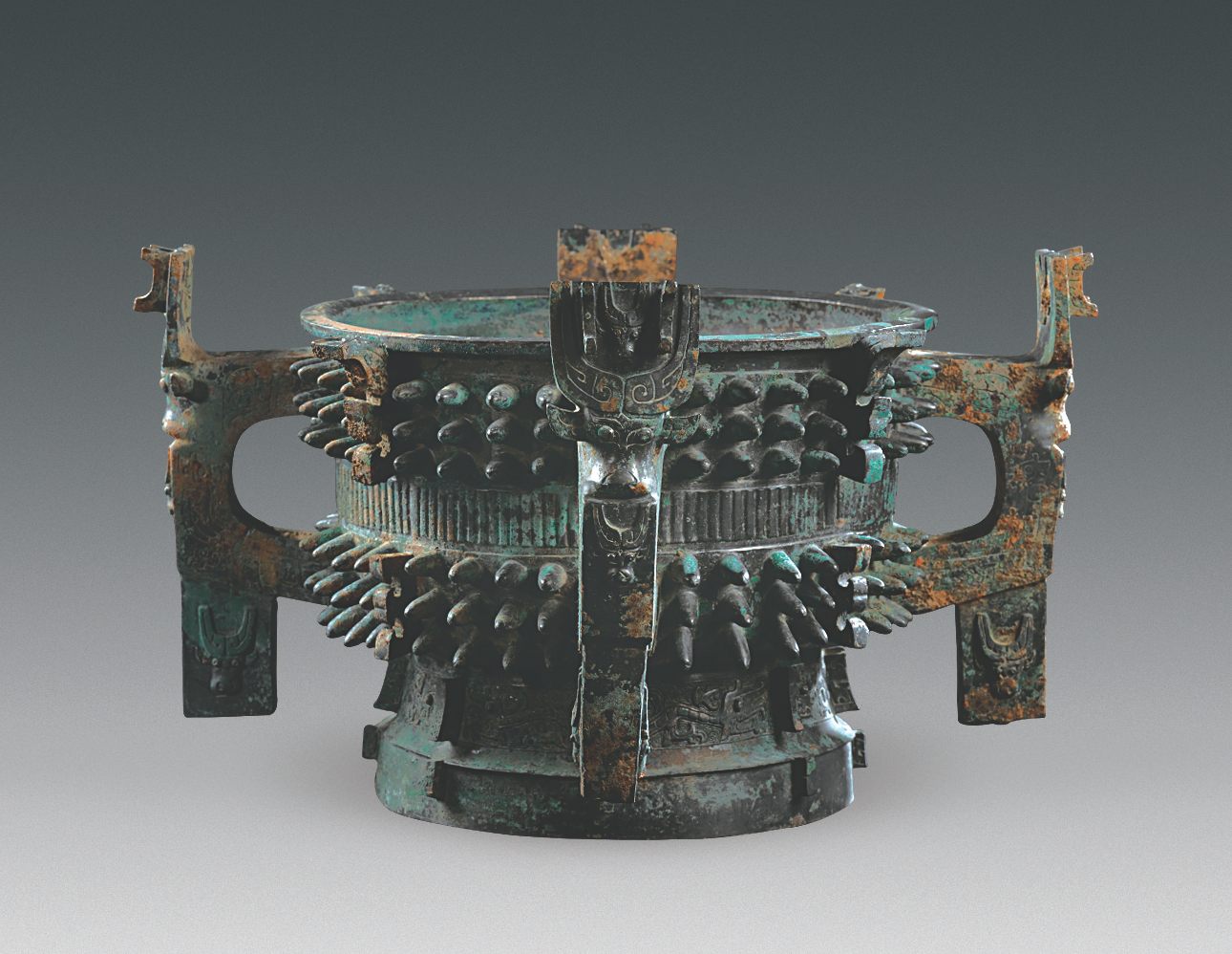 Ritual tripod cauldron (Ding), China, Shang dynasty (ca. 1600–1046 BCE)