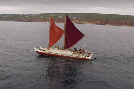 A Polynesian Canoe Is About to Complete a Worldwide Journey
