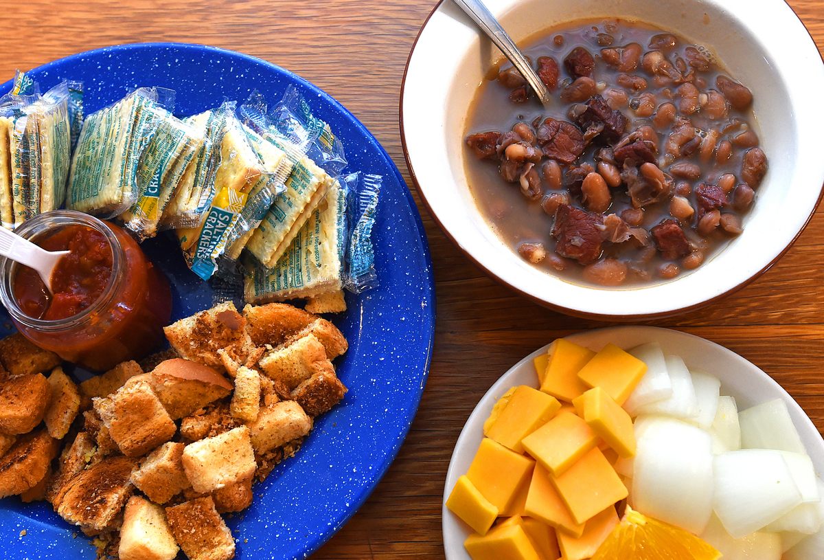 To serve Bob Seward's signature bean soup, the Jersey Lilly goes through 1,200 pounds of pinto beans.