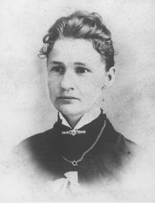 An 1887 portrait of Susanna Madora "Dora" Salter, the first woman to hold elected office in the U.S. 