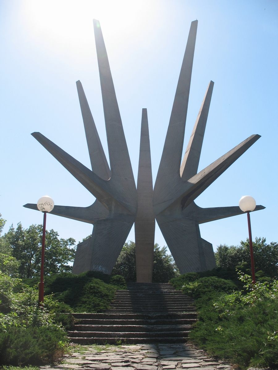 Monument to Kosmaj partisan division from WWII on top of Kosmaj mountain