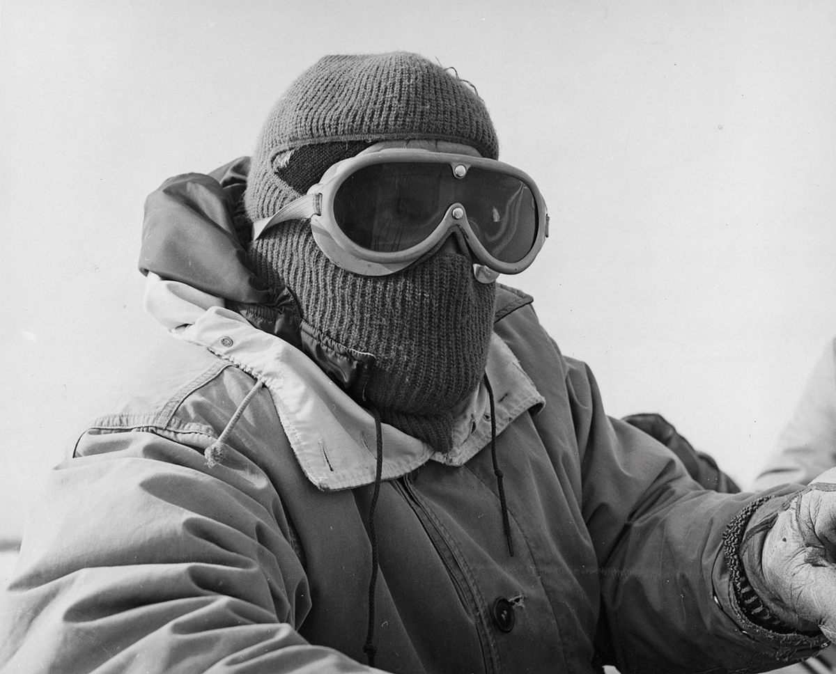 In the 1960s, iceboaters on Wisconsin's Lake Winnebago really bundled up.