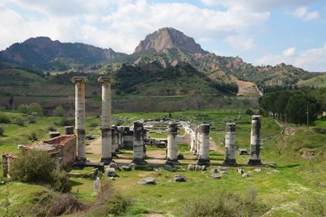 The Temple of Artemis at Sardis.