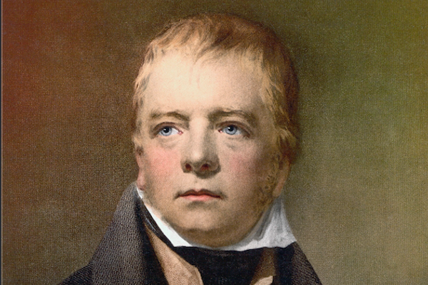 Novelist Sir Walter Scott, who lived from 1771 to 1832.